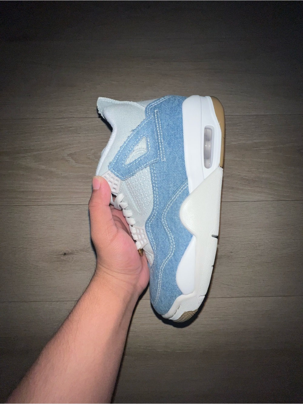 Jordan 4 Retro Tex “Denim Worn Blue” (B GRADE)